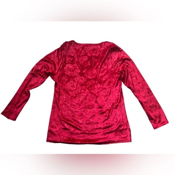 Velvet Fliral top - Picture 2 of 4
